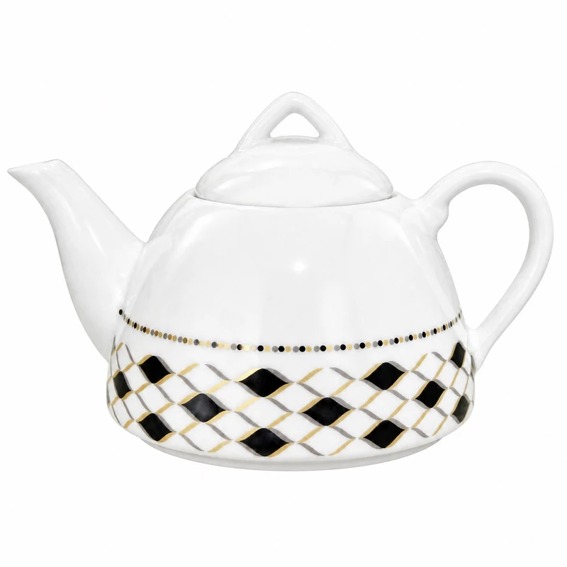 قوری مدل کف پهن کد m113 گنجایش یک لیتر 