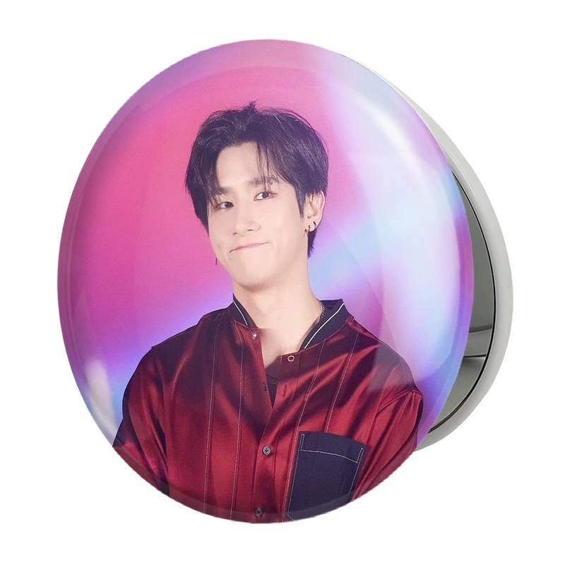 آینه جیبی خندالو طرح آی ام گروه مانستا اکس MONSTA X مدل تاشو کد 21123 