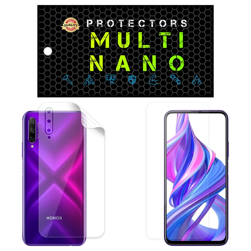  محافظ صفحه نمایش مولتی نانو مدل X-SFT مناسب برای گوشی موبایل آنر 9X Pro به همراه محافظ پشت