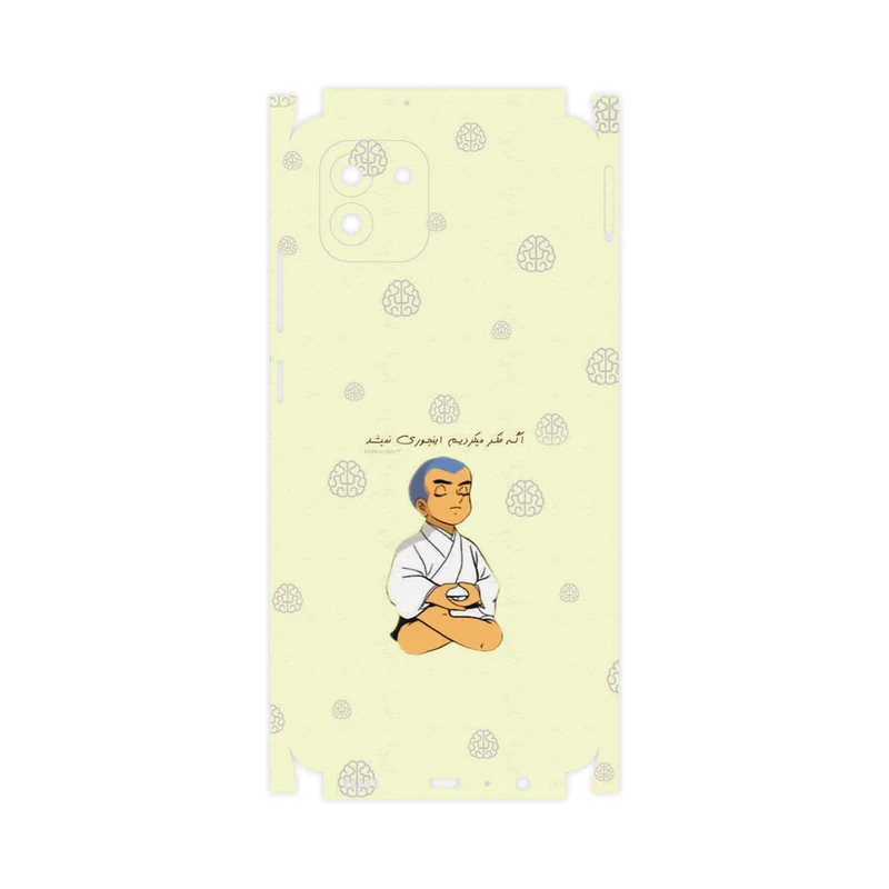 برچسب پوششی ماهوت مدل Ikkyu-san-FullSkin مناسب برای گوشی موبایل سامسونگ Galaxy A03