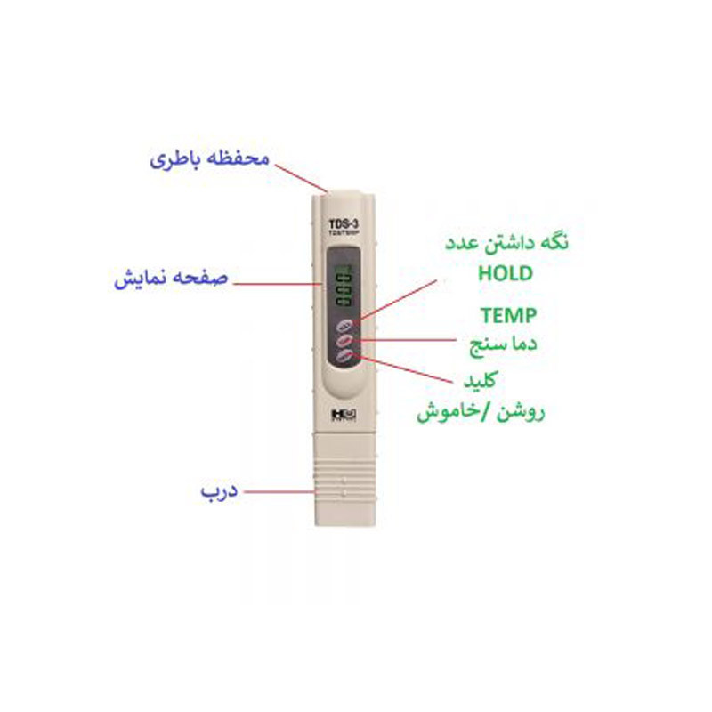 سختی سنج آب اچ ام مدل TDS-3 کد 10