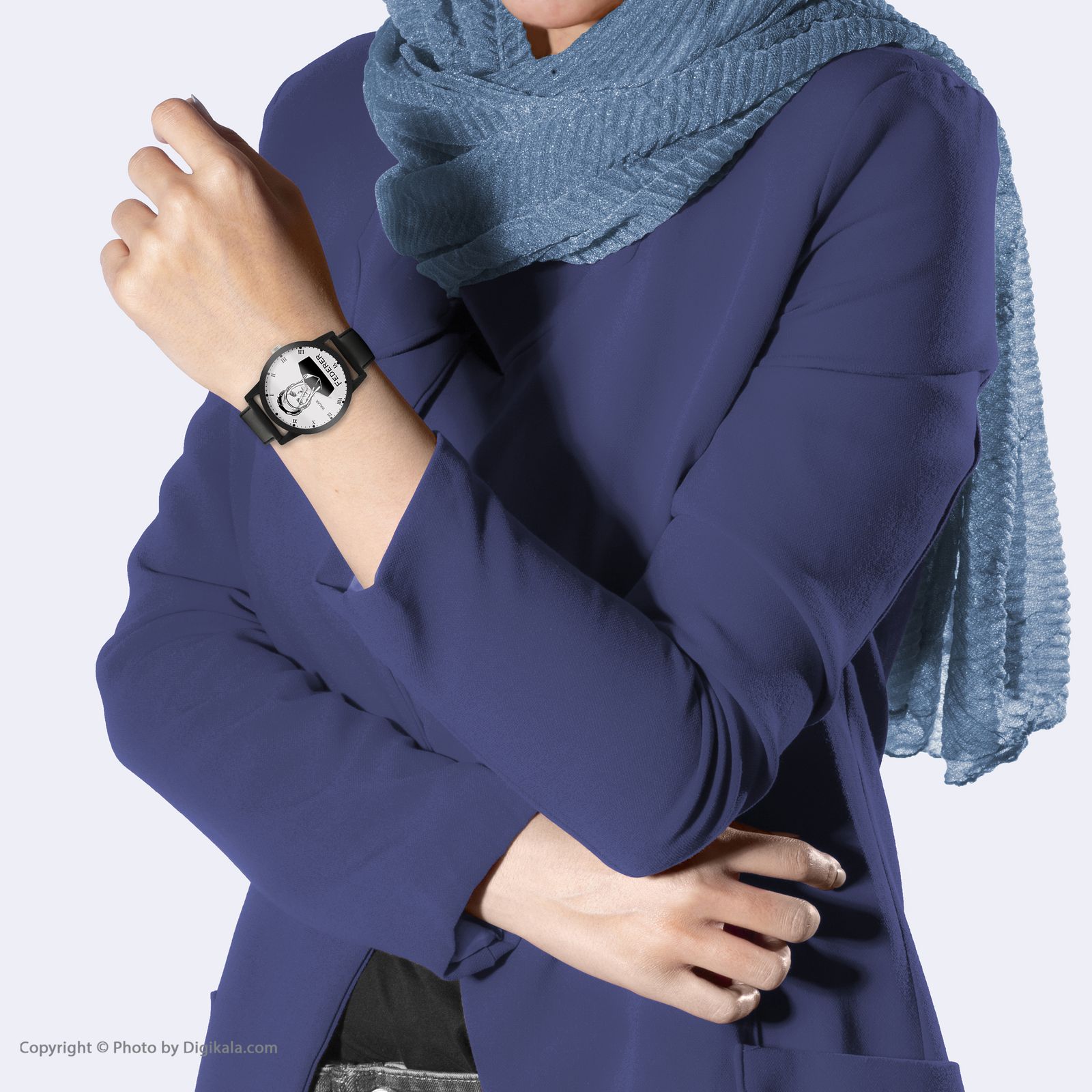 ساعت مچی عقربه ای والار طرح راجر فدرر کد LF2103 -  - 6