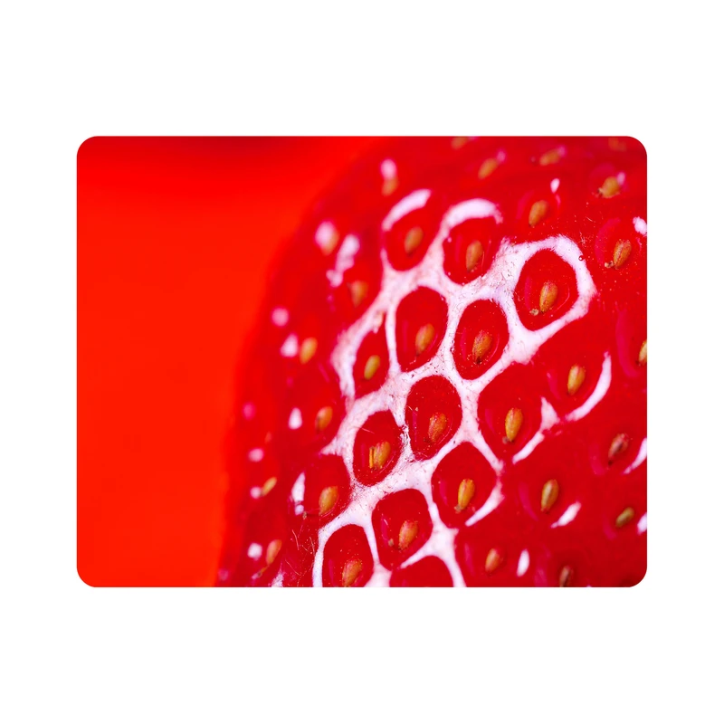 ماوس پد اطلس آبی  طرح میوه توت فرنگی  مدل T6983