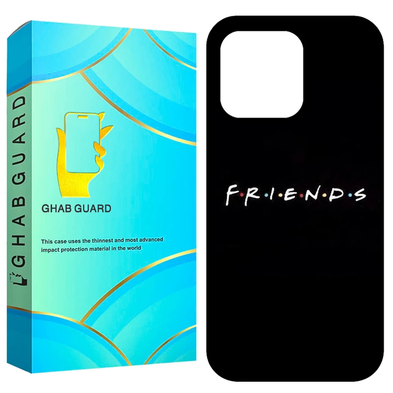  کاور قاب گارد طرح فرندز مدل GCHP13P مناسب برای گوشی موبایل اپل iPhone 13 Pro
