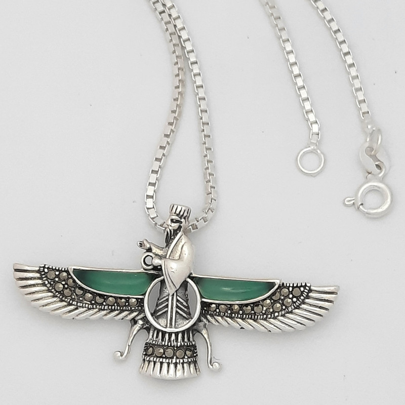 گردنبند نقره مردانه مدل b60