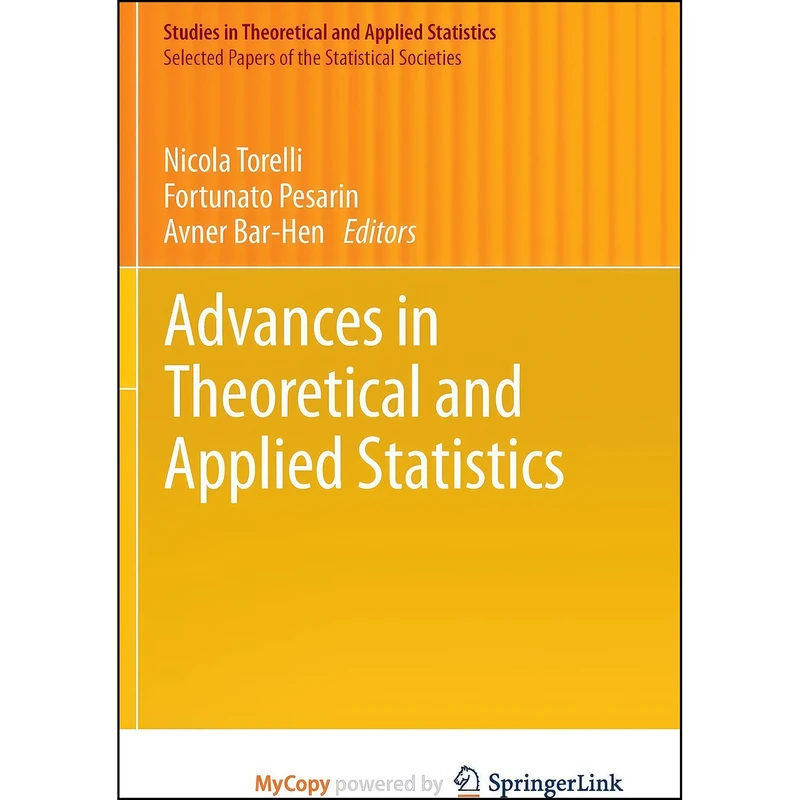 کتاب Advances in Theoretical and Applied Statistics اثر جمعي از نويسندگان انتشارات Springer