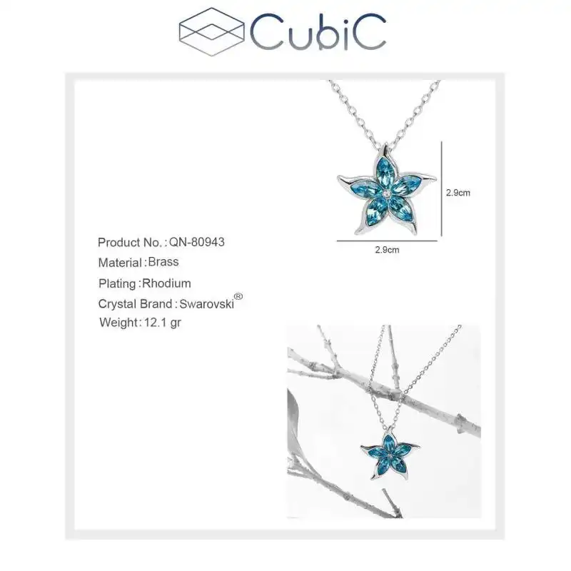 گردنبند زنانه کوبیک مدل QN-80945