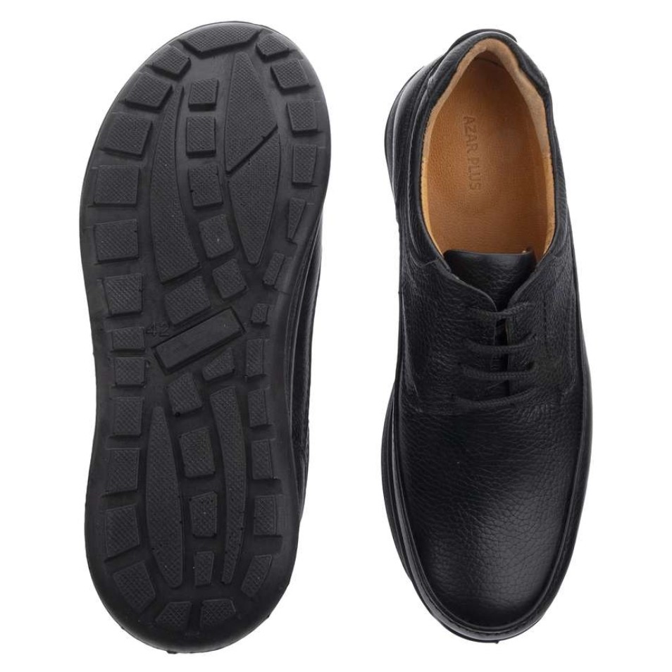 کفش روزمره مردانه آذر پلاس مدل چرم طبیعی کد 9B503 -  - 6