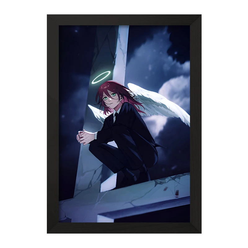 تابلو خندالو مدل انیمه مرد اره ای کد F9060