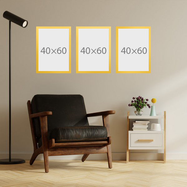 قاب عکس بکلیت مدل 40x60-215T مجموعه سه عددی