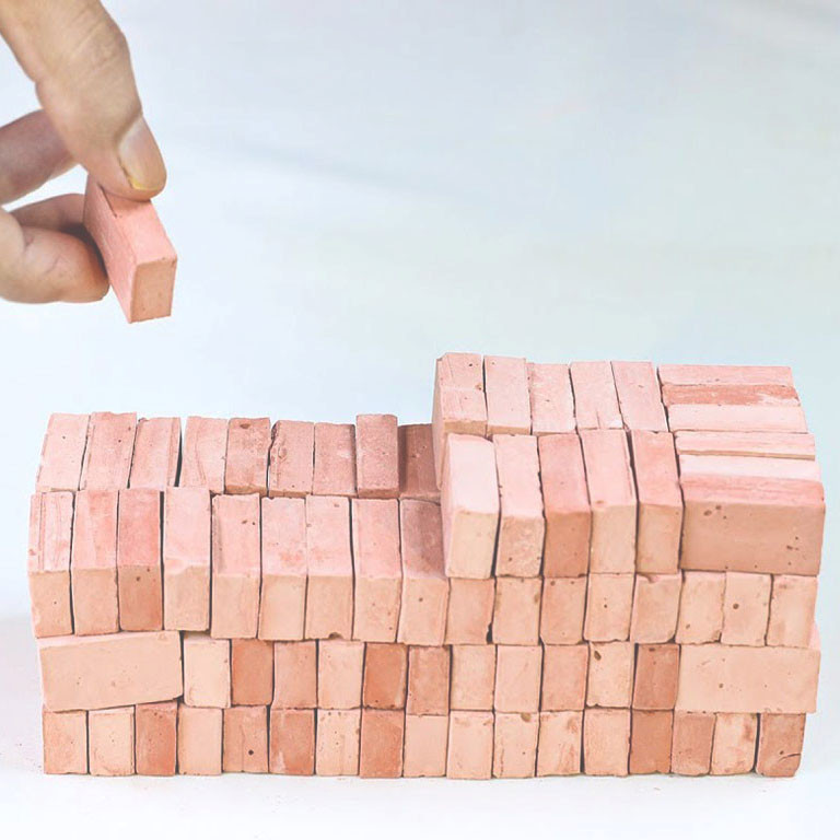 ساختنی مدل آجر مینیاتوری کد Cube 240 بسته 240 عددی