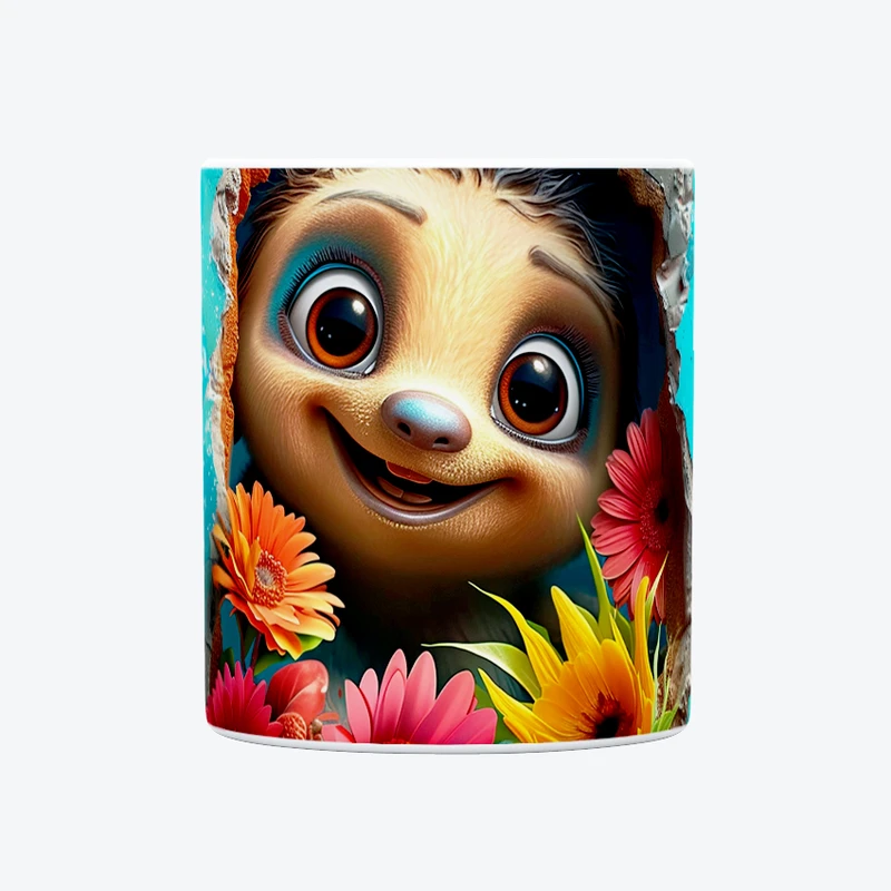 ماگ حس آمیزی طرح سه بعدی مدل بچه جوجه تیغی کیوت