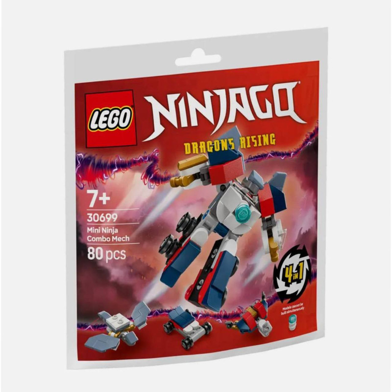 لگو 80 تکه سری Ninjago مدل Mini Ninja Combo Mech کد 30699