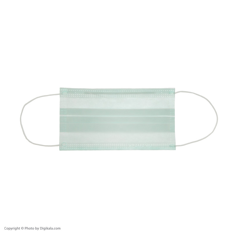 ماسک تنفسی نیکا مدل ملت بلون دار سه لایه 3P-1400G بسته 50 عددی