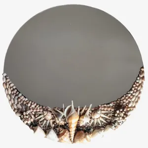 آینه دیواری مدل صدف کد 1