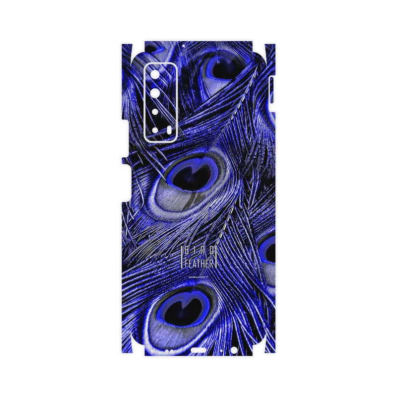 برچسب پوششی ماهوت مدل Purple Feather-FullSkin مناسب برای گوشی موبایل هوآوی Y7a