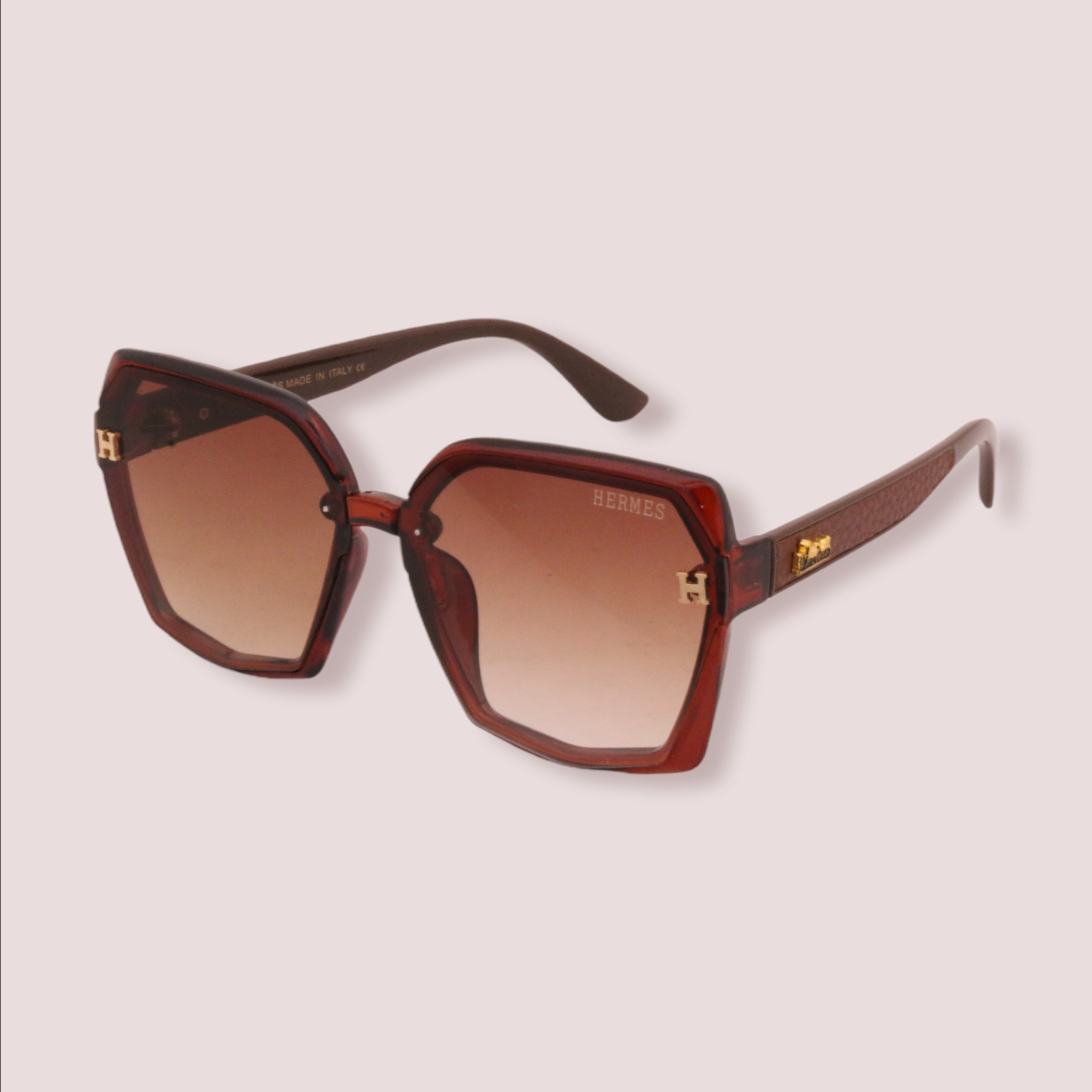 عینک آفتابی هرمس مدل 9056BNL Leather Edition -  - 6