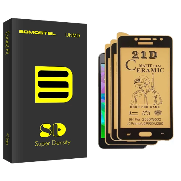 محافظ صفحه نمایش سرامیکی مات سوماستل مدل SD Glass مناسب برای گوشی موبایل سامسونگ Galaxy G530 بسته سه عددی