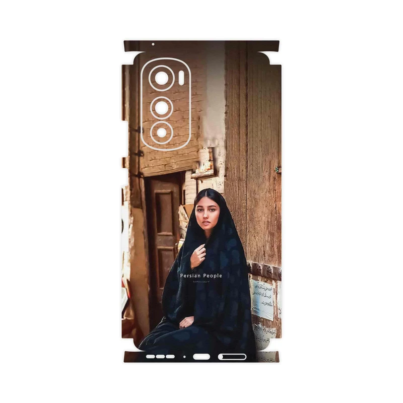 برچسب پوششی ماهوت مدل Portrait of an Iranian Woman-FullSkin مناسب برای گوشی موبایل موتورولا Edge 30