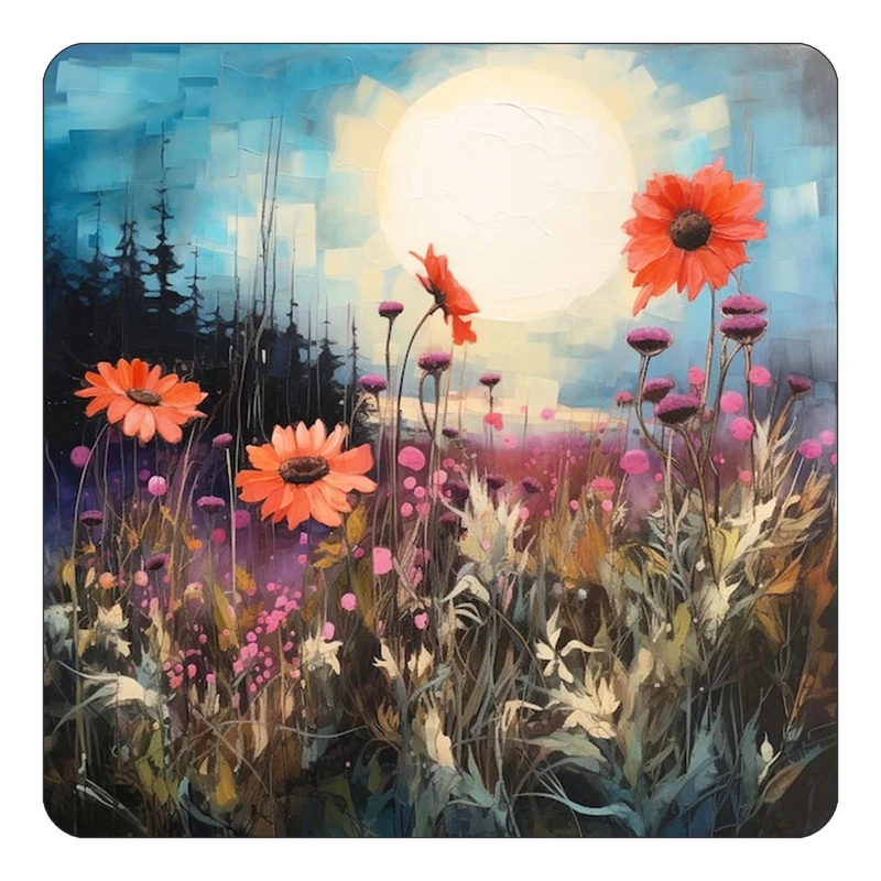 مگنت کاکتی طرح نقاشی رنگ روغن مدل mp71360