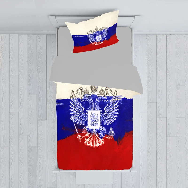 سرویس روتختی مدل پرچم روسیه TXY433 یک نفره 5 تکه