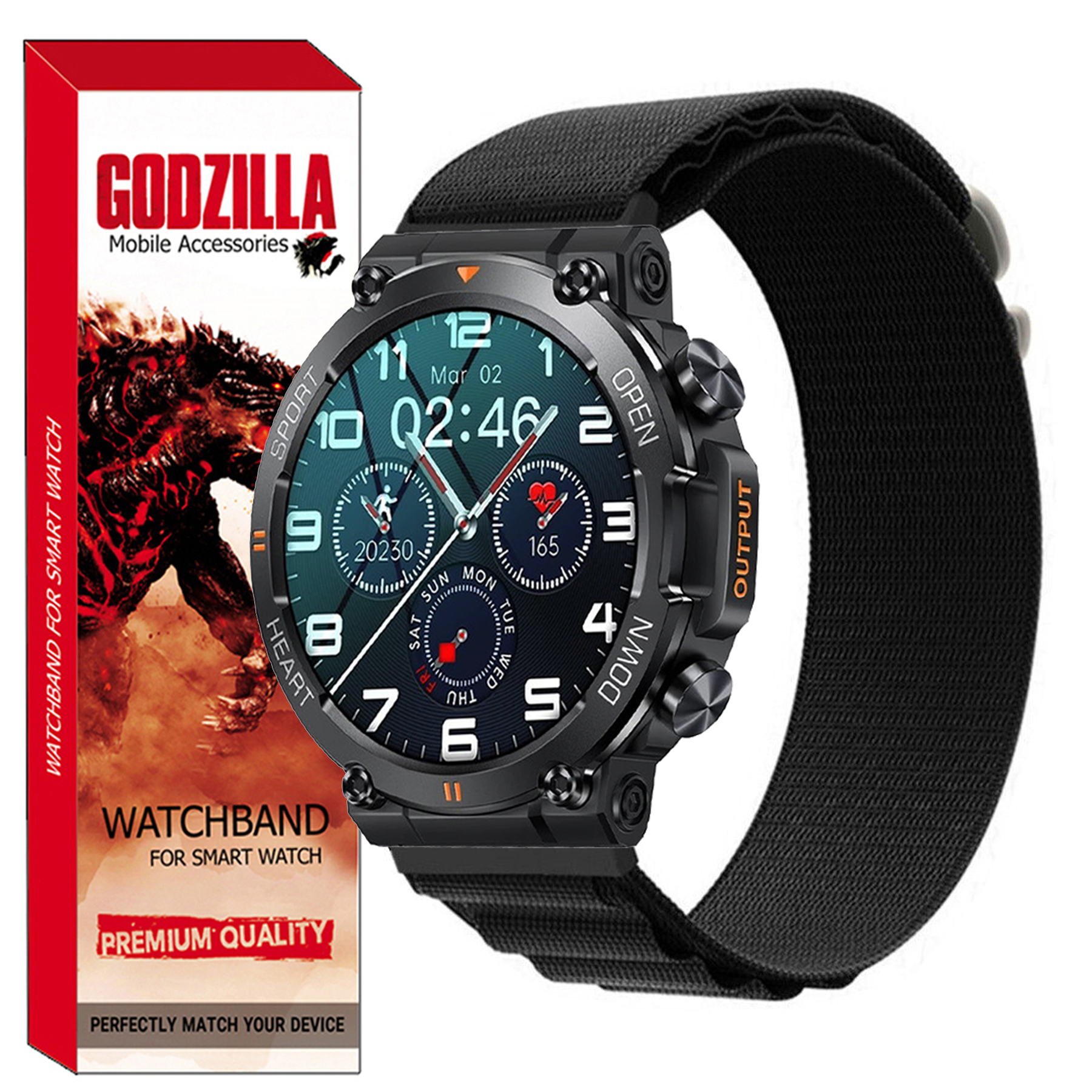 بند گودزیلا مدل ALPINE LOOP مناسب برای ساعت هوشمند اسمارت واچ K59 Pro / K59