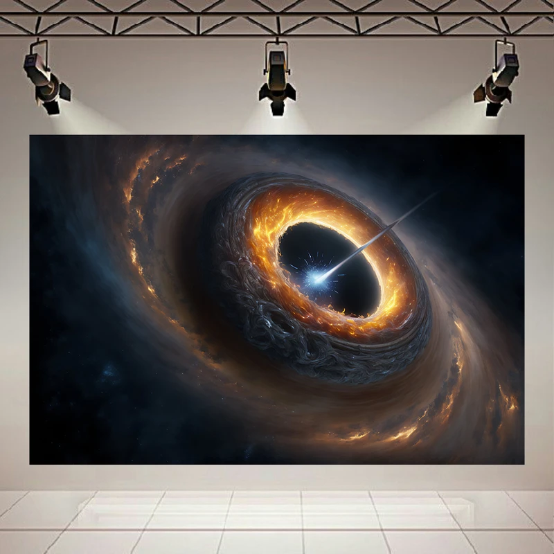 تابلو بوم طرح سیاهچاله کهکشانی کد AR31267