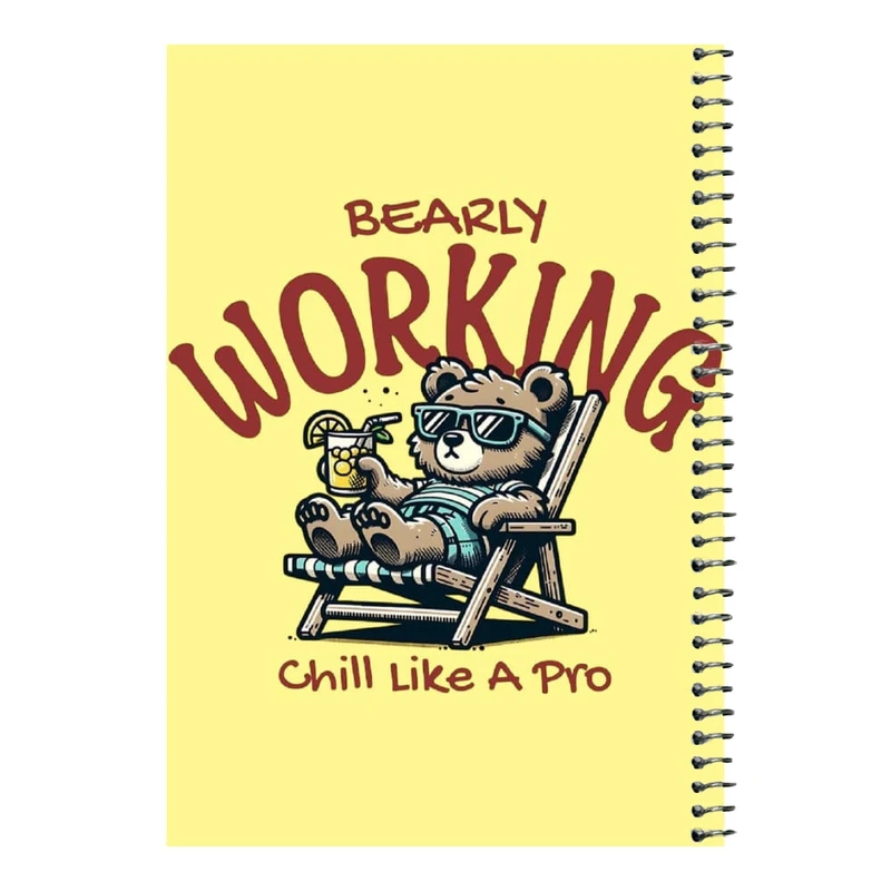 دفتر مشق 80 برگ اس جی مدل خرس و آفتاب    