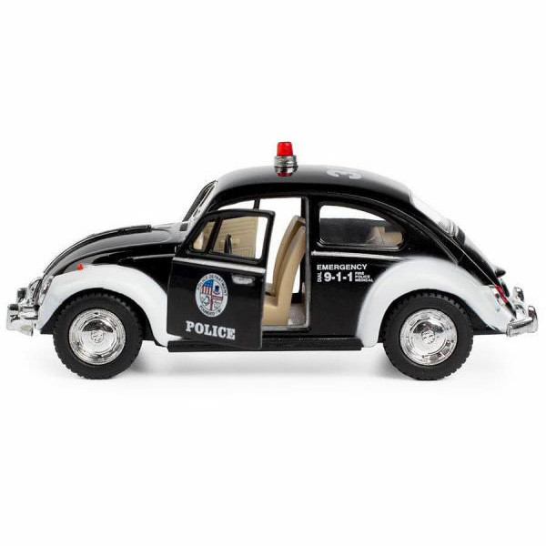 ماشین بازی کینزمارت مدل 1967 Volkswagen Classical Beetle (Police) کد KT5057P