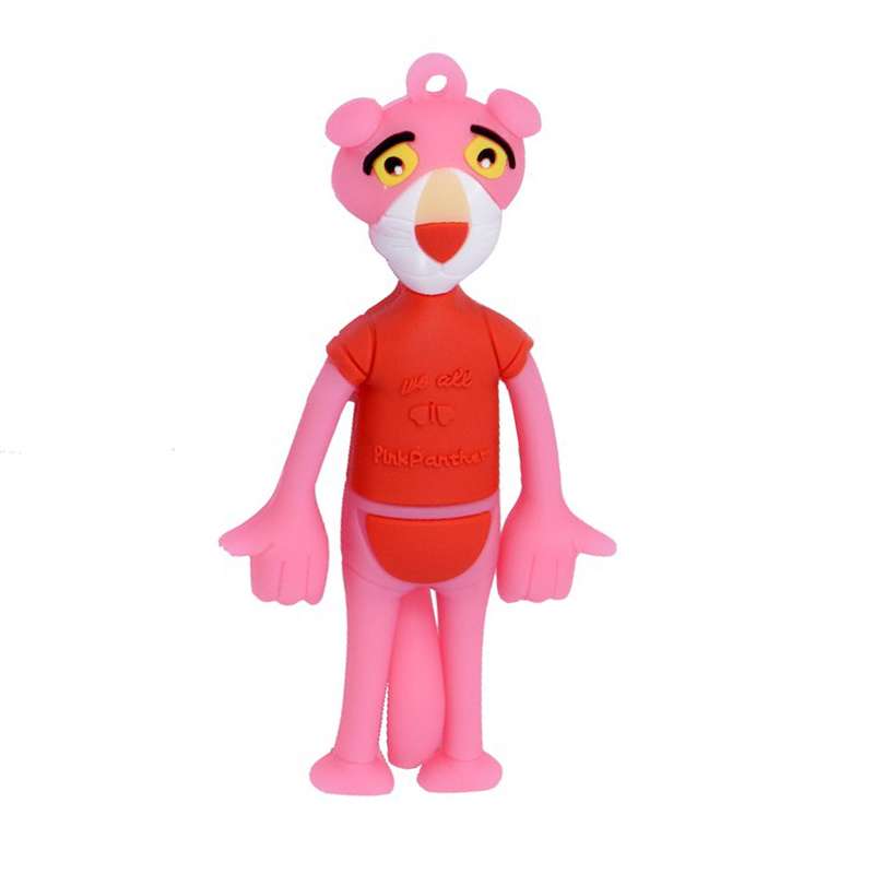 فلش مموری طرح پلنگ صورتی مدل UL-Pink Panther ظرفیت 128 گیگابایت