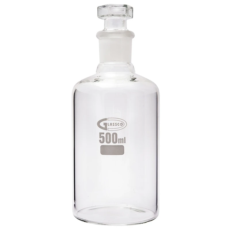 بطری مایعی آزمایشگاهی برند گلاسکو ظرفیت 500میلی لیتر