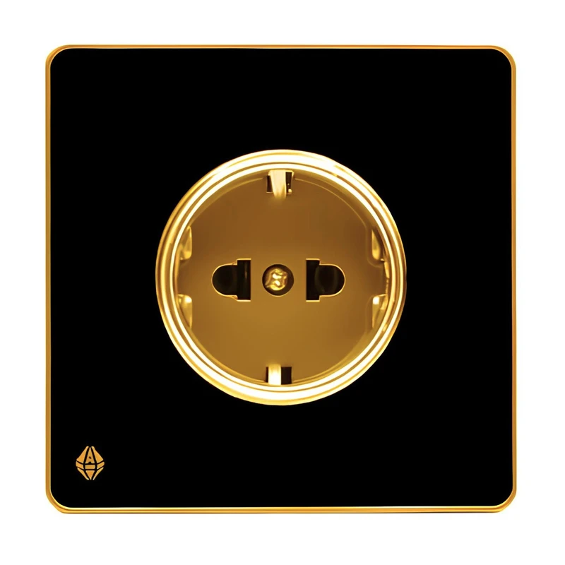 پریز برق ارت دار صنایع آسیا الکتریک مدل YBlGl