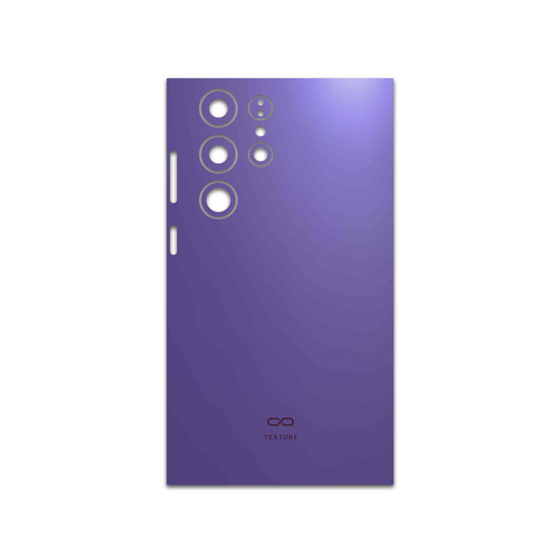 برچسب پوششی ماهوت مدل Matte-BlueBerry مناسب برای گوشی موبایل سامسونگ Galaxy S23 Ultra