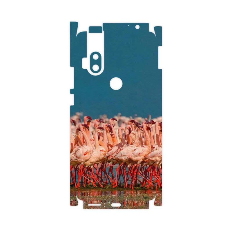 برچسب پوششی ماهوت مدل Flamingo-FullSkin مناسب برای گوشی موبایل موتورولا One Hyper