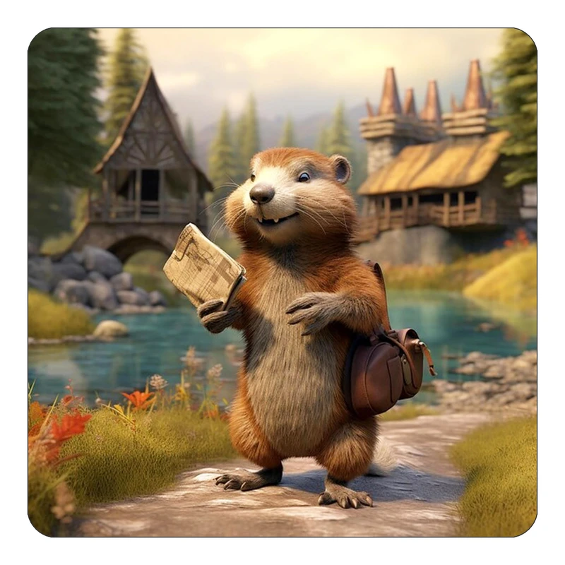 مگنت کاکتی طرح حیوانات کارتونی مدل mp27360