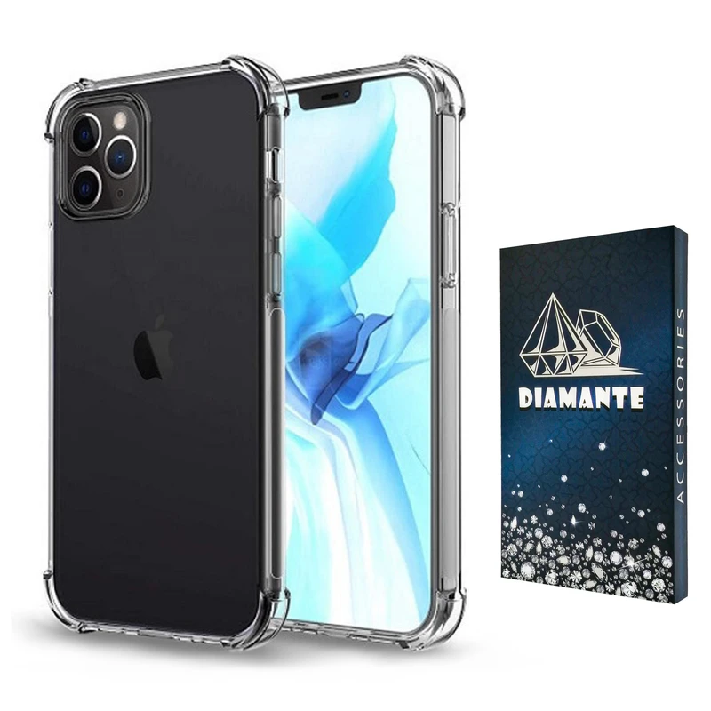  کاور دیامانته مدل shiny navy مناسب برای گوشی موبایل اپل iPhone 11 Pro