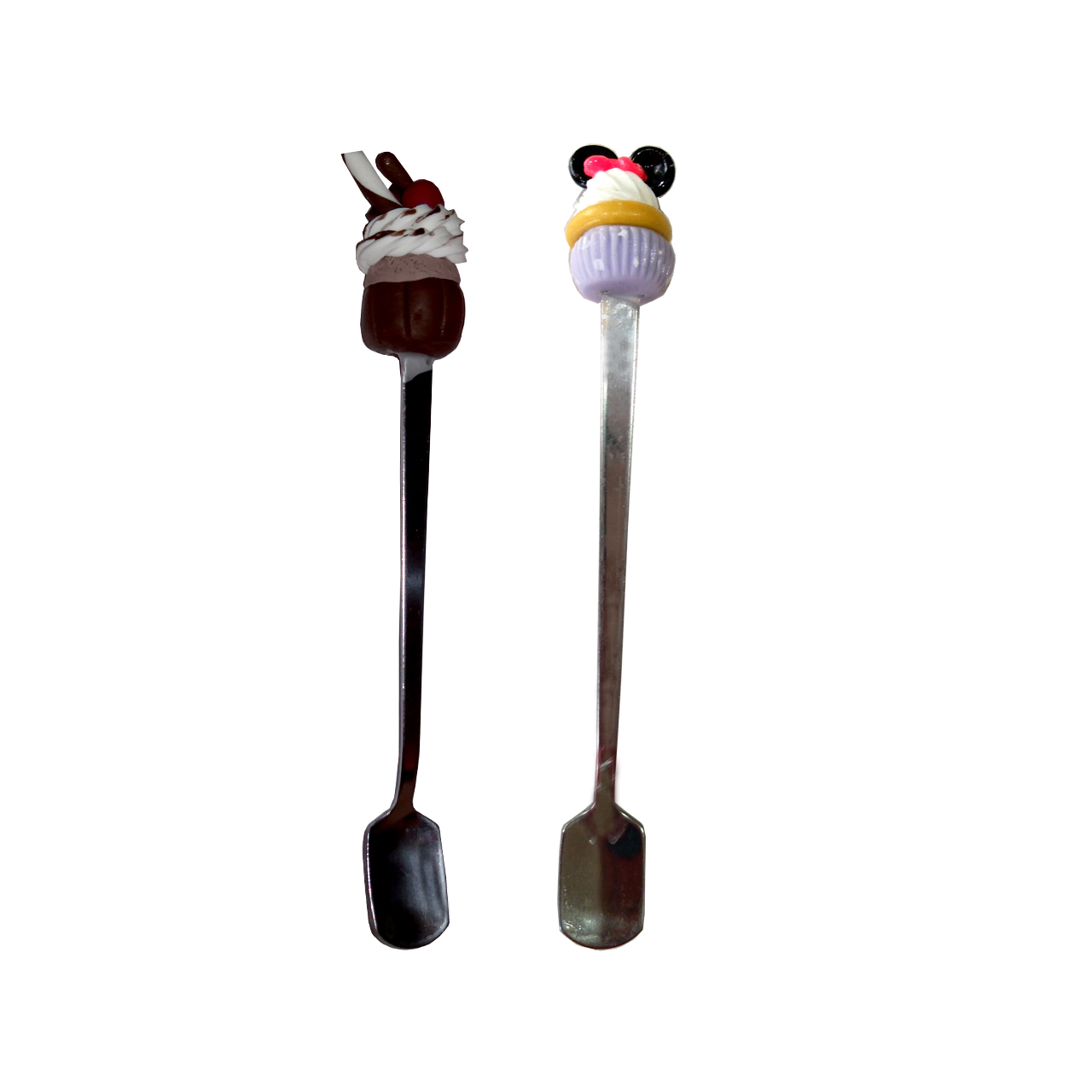 قاشق شربت خوری مدل بستنی مجموعه 2 عددی