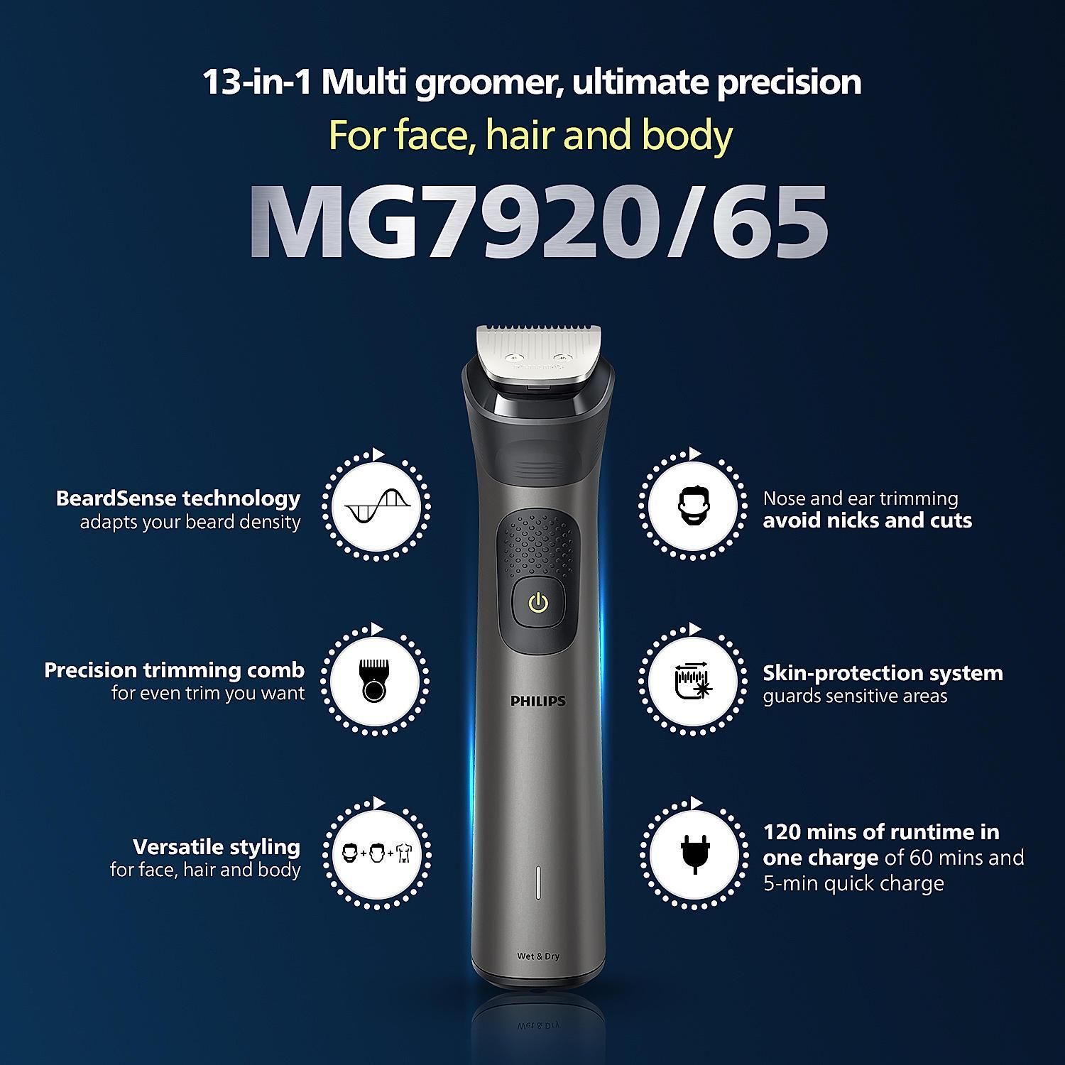 ماشین اصلاح موی صورت فیلیپس مدل MG7920 -  - 3