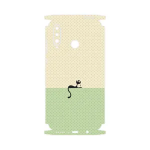 MAHOOT Minimal Internet Cat Icon-FullSkin Cover Sticker for Huawei P30 Lite 24 MP Camera