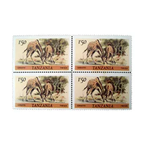 تمبر یادگاری مدل زرافه کد DS2470 مجموعه 4 عددی