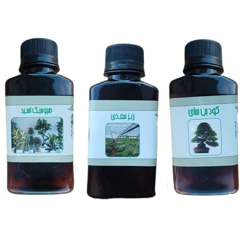 کود مایع هیومیک اسید و بن سای و ریز مغذی مدل life drop حجم 110 میلی لیتر بسته 3 عددی کود مایع هیومیک اسید و بن سای و ریز مغذی مدل life drop حجم 110 میلی لیتر بسته 3 عددی