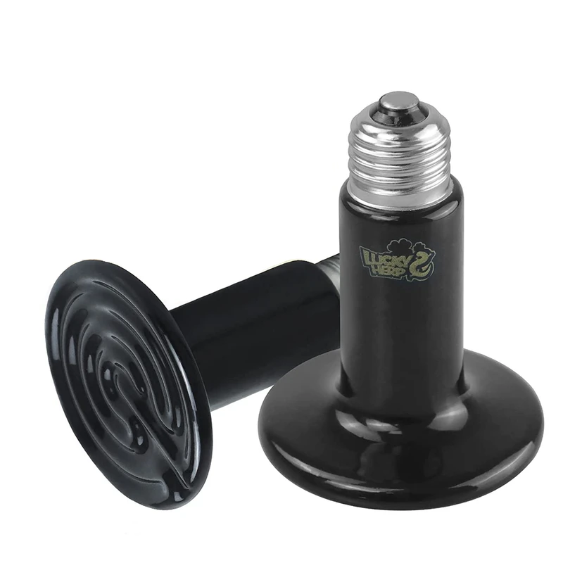 عکس شماره 2 : لامپ مادون قرمز 100 وات لاکی هرپ مدل سرامیکی کد ceramic-heater-220v-100w پایه e27