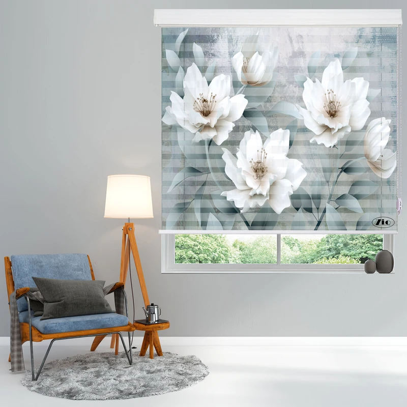 پرده زبرا زیو مدل 3D-1065 سایز 100x150 سانتی متر