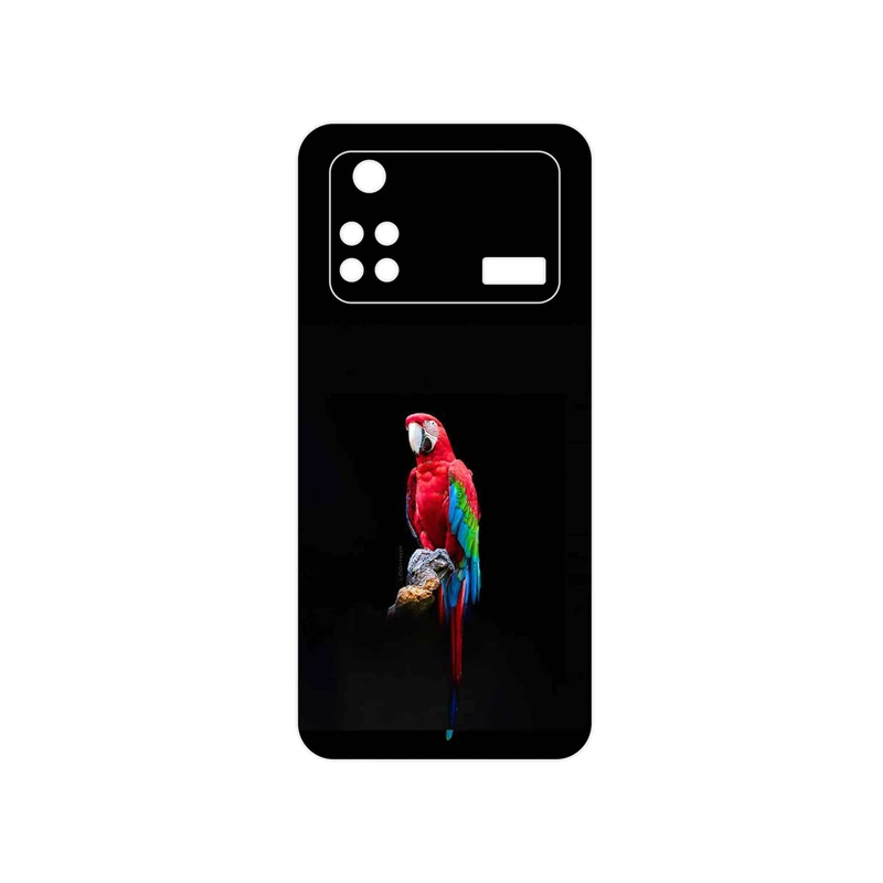 برچسب پوششی ماهوت مدل Parrot مناسب برای گوشی موبایل شیائومی Poco M4 Pro 4G