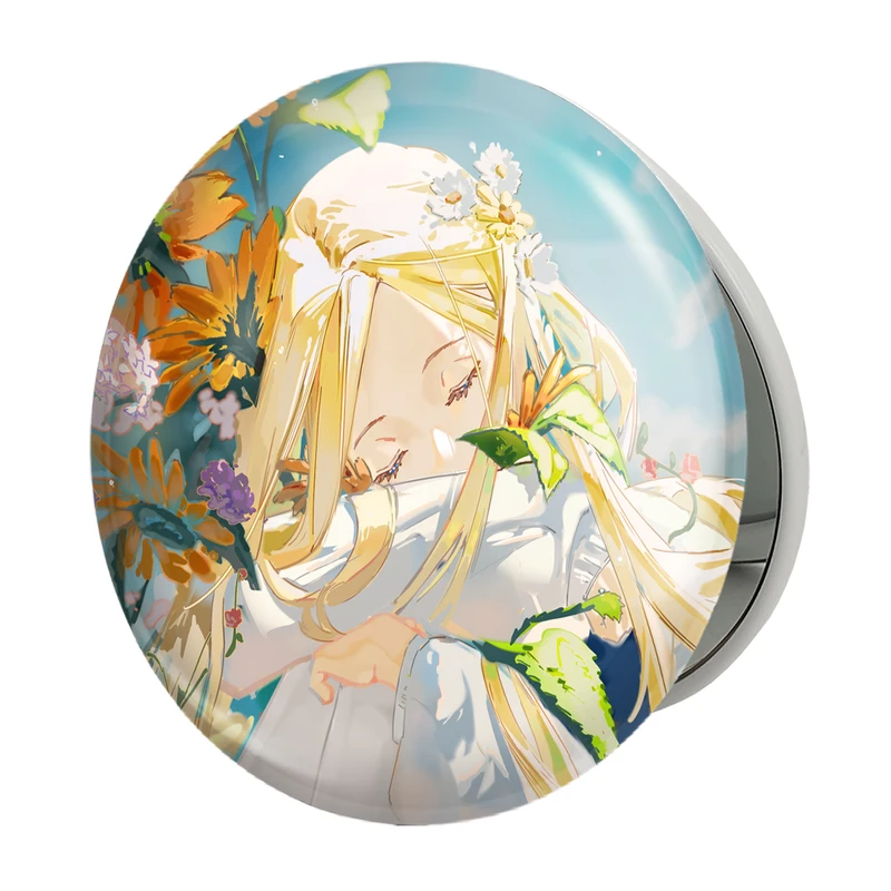 آینه جیبی خندالو طرح وشیو انیمه سامر تایم رندرینگ SUMMER TIME RENDERING مدل تاشو کد 22275 