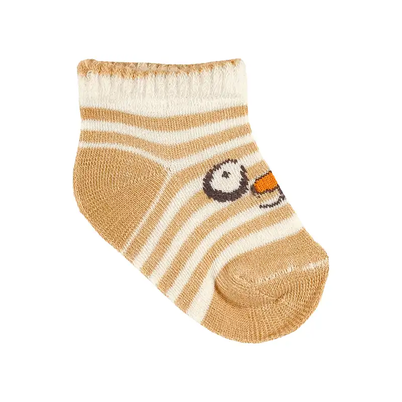 جوراب نوزادی مدل AG122 مجموعه 6 عددی