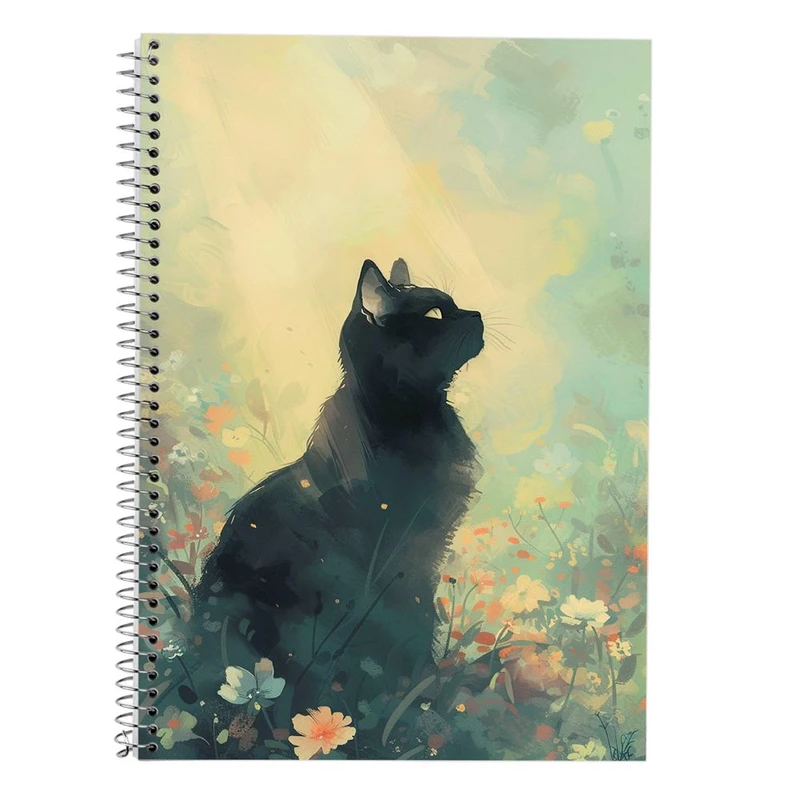 دفتر لغت 50 برگ مدوپد طرح سگ و گربه کد DF17254