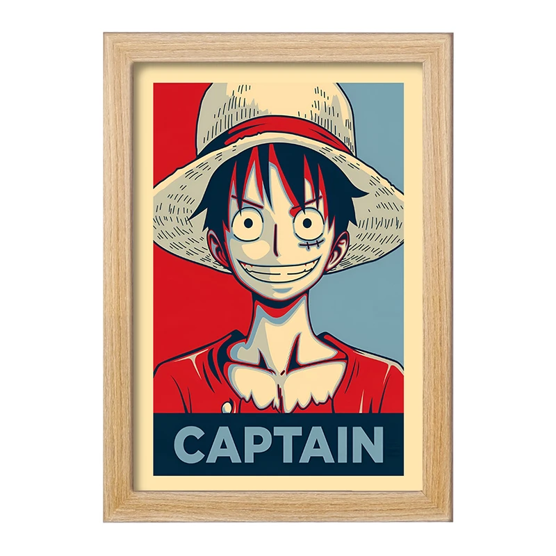 تابلو خندالو مدل لوفی انیمه وان پیس (One Piece) کد F6458