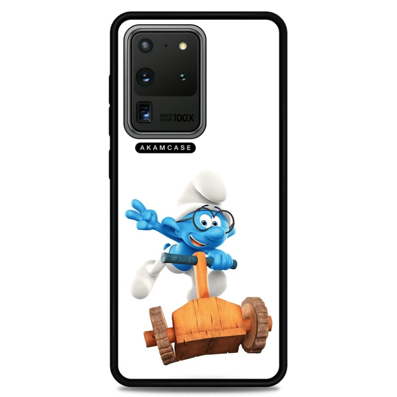 کاور آکام مدل AMC-WSGS20U-SMURFS-17 مناسب برای گوشی موبایل سامسونگ Galaxy S20 Ultra