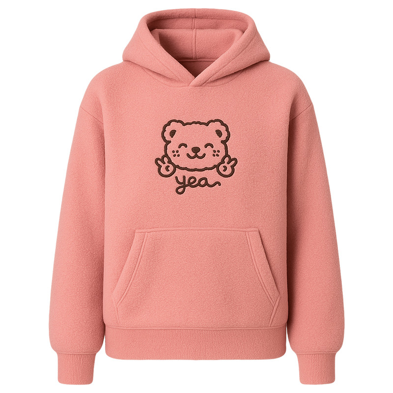 هودی زنانه مدل تدی تو کرکی ۰۱